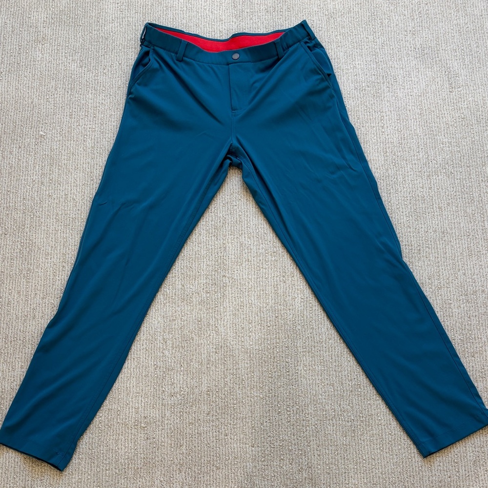 Elegant Redvanly Blue Men's Dress or Golf Pants